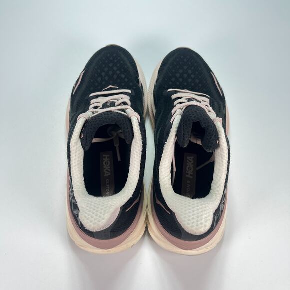 Hoka One One Clifton 9 Black Pink Running Shoes 1127896 ONQ Women’s Size 8.5B - Picture 6 of 11